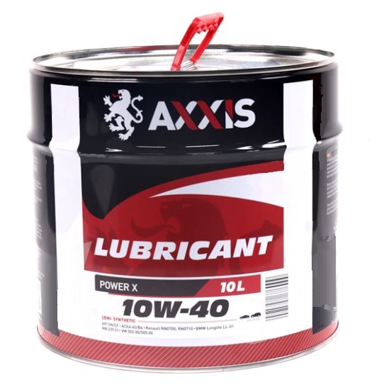 Олива моторн. AXXIS 10W-40 Power Х (Каністра 10л)